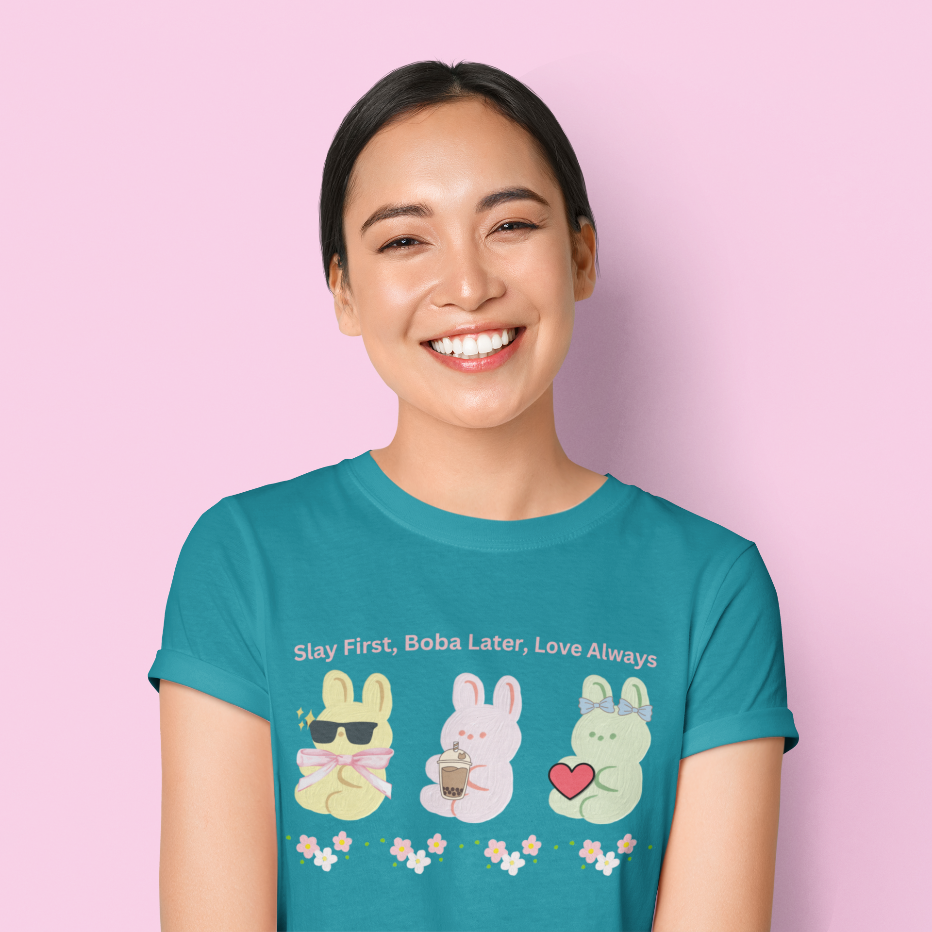 Slay First, Boba Later, Love Always Shirt