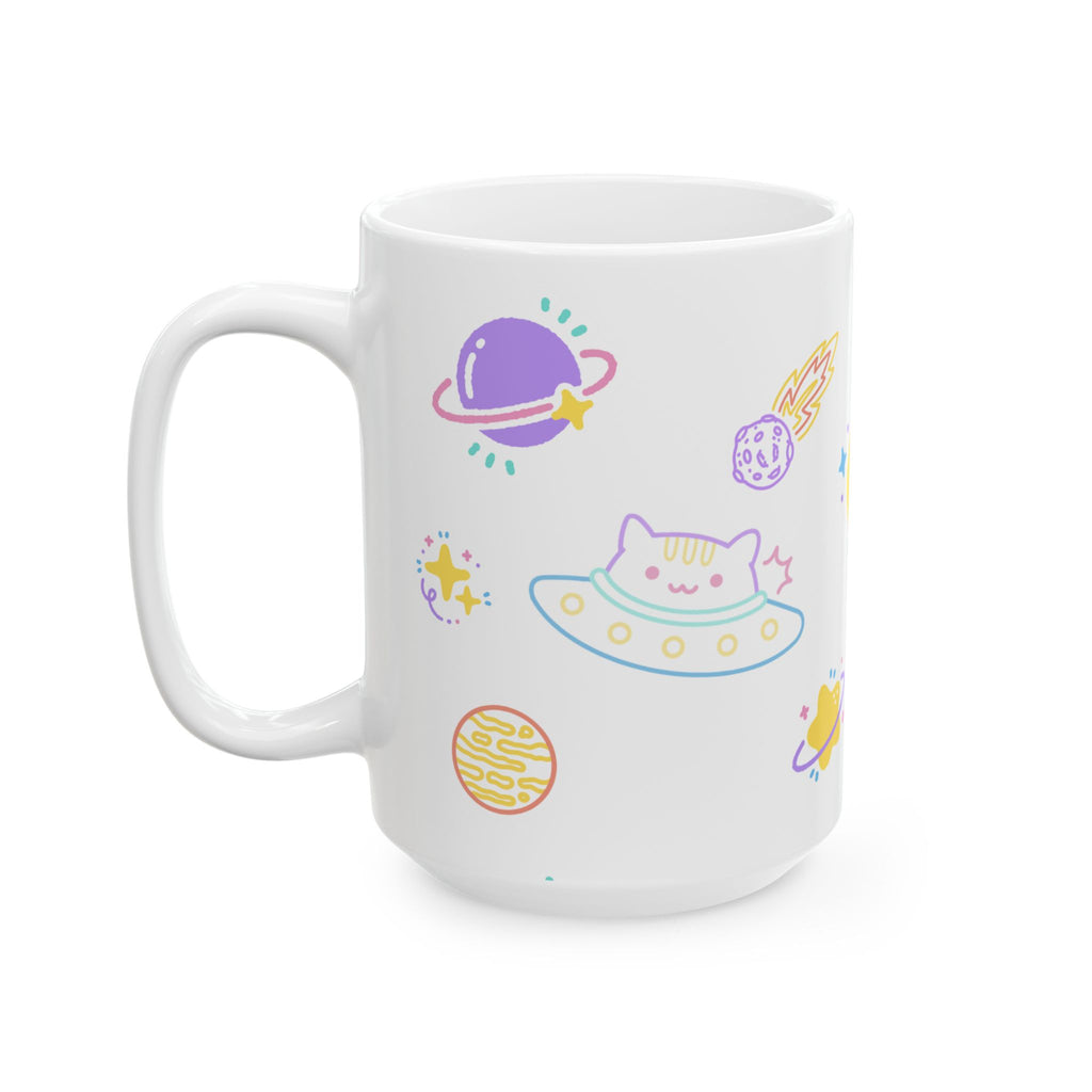 Cat Galaxy Ceramic Mug (11oz, 15oz)